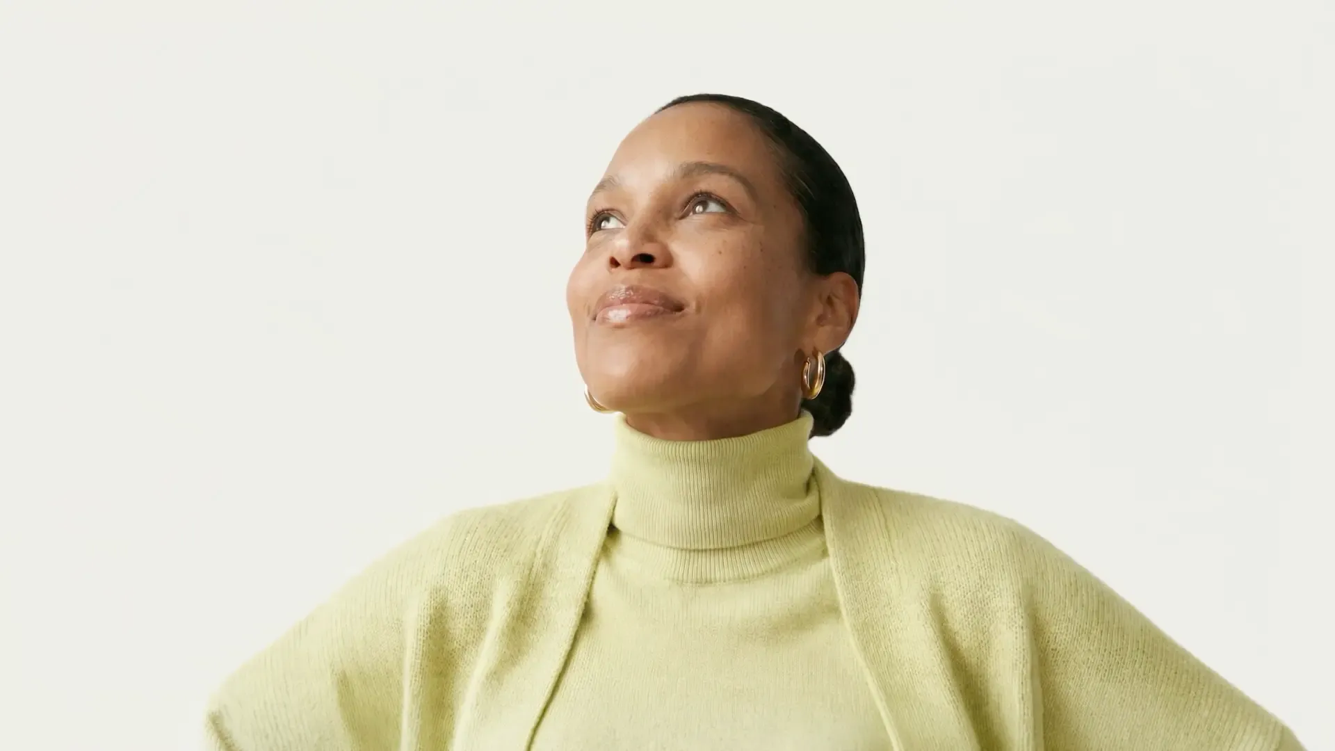 woman smiling